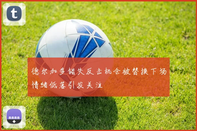 德尔加多错失反击机会被替换下场情绪低落引发关注